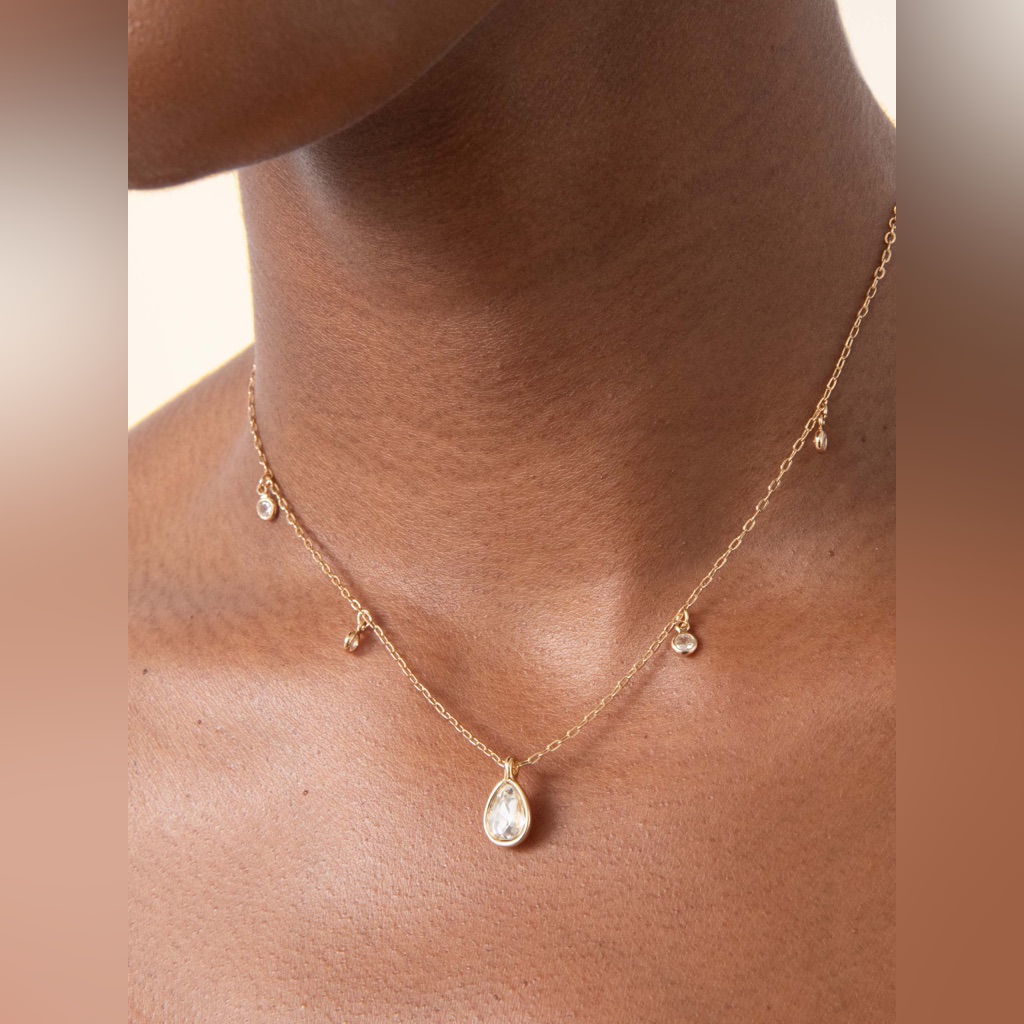 Nwt Ettika Dripping In Crystals Drop Necklace 12$